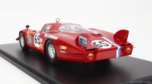 ALFA ROMEO  T33/2 1996cc V8 TEAM VDS RACING N 65 24h LE MANS 1968 S.TROSCH - K.VON WENDT - CON VETRINA - WITH SHOWCASE - SPECIAL BOX
