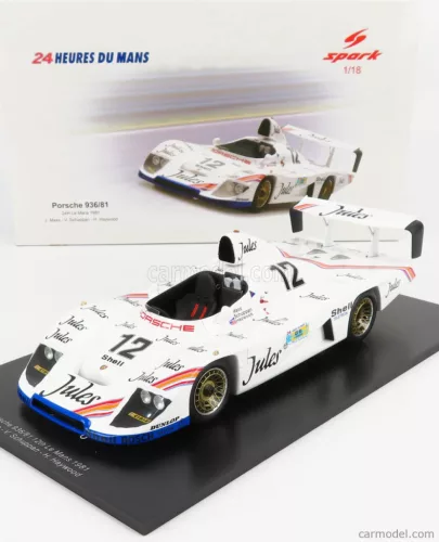 PORSCHE  936/81 TEAM PORSCHE SYSTEM N 12 24h LE MANS 1981 J.MASS - V.SCHUPPAN - H.HAYWOOD