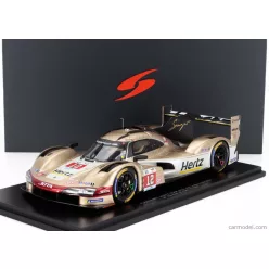   PORSCHE  963 9RD 4.6L TURBO V8 TEAM HERTZ JOTA N 12 24h LE MANS 2024 WILL STEVENS - NORMAN NATO - CALLUM ILOTT  WHITE GOLD