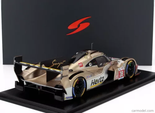 PORSCHE  963 9RD 4.6L TURBO V8 TEAM HERTZ JOTA N 38 24h LE MANS 2024 JENSON BUTTON - PHIL HANSON - OLIVER RASMUSSEN  WHITE GOLD