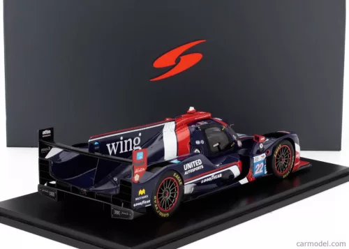 ORECA  07 GIBSON GK428 4.2L V8 TEAM UNITED AUTOSPORTS N 22 WINNER LMP2 CLASS 24h LE MANS 2024 BIJOY GARG - OLIVER JARVIS - NOLAN SIEGEL  BLUE RED WHITE