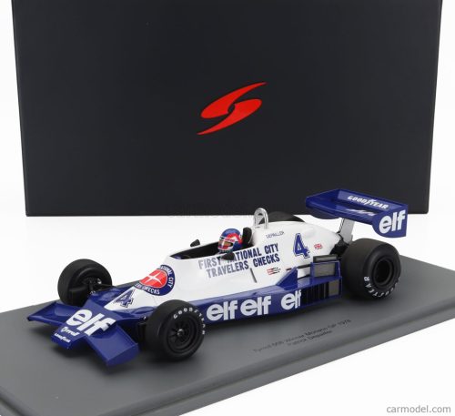 TYRRELL  F1  008 N 4 WINNER MONACO GP 1978 PATRICK DEPAILLER  WHITE BLUE