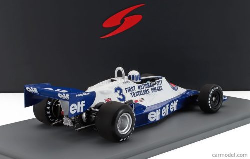 TYRRELL  F1  008 TEAM ELF N 3 MONACO GP 1978 DIDIER PIRONI  BLUE WHITE