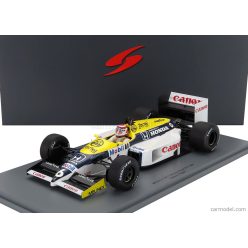   WILLIAMS  F1  FW11 HONDA TEAM WILLIAMS N 6 WINNER BRAZILIAN GP 1986 NELSON PIQUET  BLUE YELLOW WHITE