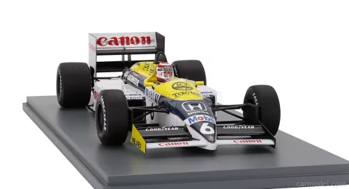 WILLIAMS  F1  FW11 HONDA TEAM WILLIAMS N 6 WINNER BRAZILIAN GP 1986 NELSON PIQUET  BLUE YELLOW WHITE