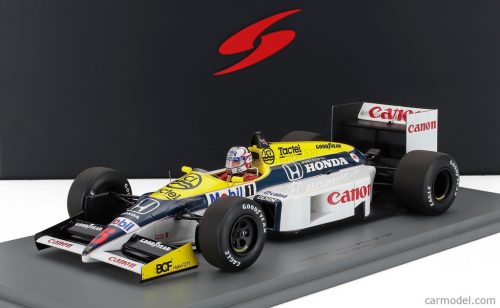 WILLIAMS  F1  FW11 TEAM WILLIAMS N 5 WINNER BRITISH GP 1986 NIGEL MANSELL  YELLOW WHITE BLACK