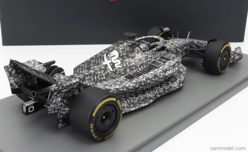 ALFA ROMEO  F1  C42 TEAM ORLEN RACING N 88 TEST BARCELONA 2022 ROBERT KUBICA - CON VETRINA - WITH SHOWCASE - SPECIAL BOX  WHITE BLACK