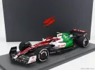 ALFA ROMEO  F1  C42 TEAM ORLEN RACING N 24 AZERBAIJAN GP 2022 GUANYU ZHOU - CON VETRINA - WITH SHOWCASE - SPECIAL BOX  WHITE RED MET GREEN