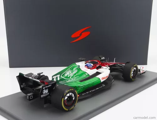ALFA ROMEO- F1 C42 TEAM ORLEN RACING N 77 AZERBAIJAN GP 2022 VALTTERI BOTTAS - CON VETRINA - WITH SHOWCASE - SPECIAL BOX