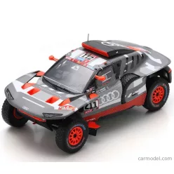   AUDI  Q E-TRON RS TEAM AUDI SPORT N 211 RALLY DAKAR 2023 MATTIAS EKSTROM - EMIL BERGKVIST  GREY SILVER BLACK