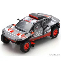   AUDI  Q E-TRON RS TEAM AUDI SPORT N 207 RALLY DAKAR 2023 CARLOS SAINZ - LUCAS CRUZ  GREY SILVER BLACK