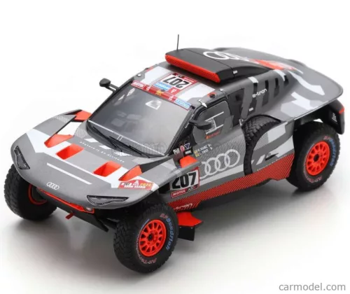 AUDI  Q E-TRON RS TEAM AUDI SPORT N 207 RALLY DAKAR 2023 CARLOS SAINZ - LUCAS CRUZ  GREY SILVER BLACK