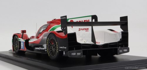 ORECA  GIBSON 07 GK428 4.2L V8 TEAM PREMA ORLEN N 9 2nd LMP2 CLASS 24h LE MANS 2022 R.KUBICA - L.DELETRAZ - L.COLOMBO - CON VETRINA - WITH SHOWCASE