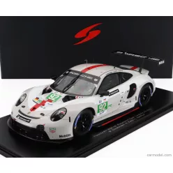  PORSCHE  911 991-2 RSR-19 4.2L TEAM PORSCHE GT N 92 24h LE MANS 2022 MICHAEL CHRISTENSEN - KEVIN ESTRE - LAURENS VANTHOOR  WHITE GREY RED