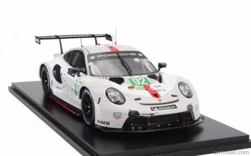 PORSCHE  911 991-2 RSR-19 4.2L TEAM PORSCHE GT N 92 24h LE MANS 2022 MICHAEL CHRISTENSEN - KEVIN ESTRE - LAURENS VANTHOOR  WHITE GREY RED