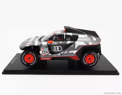 AUDI  Q E-TRON RS TEAM AUDI SPORT N 224 RALLY DAKAR 2022 M.EKSTROM - E.BERGKVIST  GREY SILVER BLACK