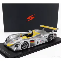   AUDI  R8 3.6L TURBO V8 TEAM AUDI SPORT JOEST N 9 2nd 24h LE MANS 2000 LAURENT AIELLO - ALLAN McNISH - STEPHANE ORTELLI  SILVER YELLOW