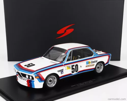BMW  3.0 CSL 3.3L S6 TEAM BMW MOTORSPORT N 50 LE MANS 1973 C.AMON - H.J.STUCK  WHITE RED BLUE