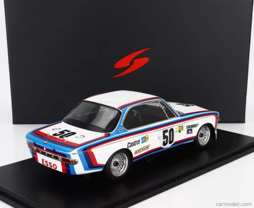 BMW  3.0 CSL 3.3L S6 TEAM BMW MOTORSPORT N 50 LE MANS 1973 C.AMON - H.J.STUCK  WHITE RED BLUE