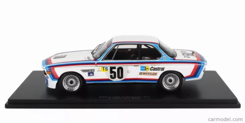 BMW  3.0 CSL 3.3L S6 TEAM BMW MOTORSPORT N 50 LE MANS 1973 C.AMON - H.J.STUCK  WHITE RED BLUE