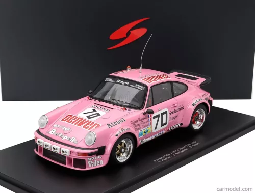 PORSCHE  911 934 3.0L TURBO TEAM PERRIER N 70 24h LE MANS 1981 THIERRY PERRIER - VALENTIN BERTAPELLE - BERNARD SALAM  PINK