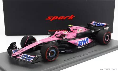 RENAULT  F1  A523 TEAM BWT ALPINE N 10 SEASON 2023 PIERRE GASLY  PINK BLUE