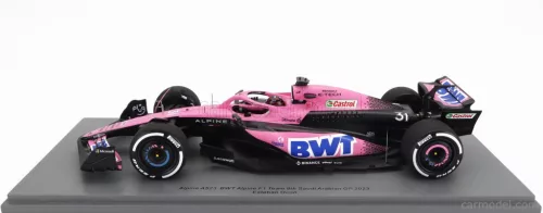ALPINE  F1  A523 TEAM BWT ALPINE N 31 SEASON 2023 ESTEBAN OCON  PINK BLUE
