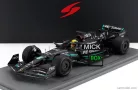 Mercedes  F1 W14 TEAM MERCEDES-AMG PETRONAS FORMULA ONE N 47 TIRES TEST SPAIN GP 2023 MICK SCHUMACHER  MATT BLACK