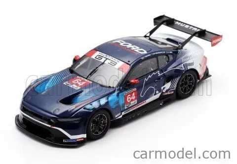 FORD USA  MUSTANG GT3 5.4L V8 TEAM MULTIMAC MOTORSPORT N 64 IMSA PRESENTATION 2023  BLUE