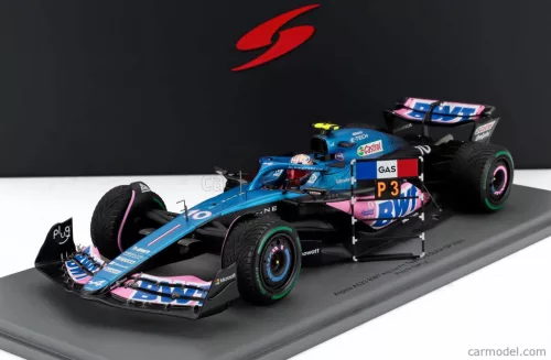 ALPINE  F1  A523 TEAM BWT ALPINE N 10 3rd DUTCH GP 2023 PIERRE GASLY  BLUE PINK