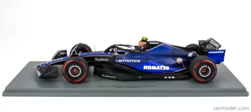 WILLIAMS  F1  FW46 TEAM WILLIAMS RACING N 2 SEASON 2024 LOGAN SARGEANT  2 TONE BLUE