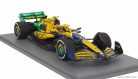 McLAREN  F1  MCL38 TEAM MCLAREN N 4 4th MONACO GP 2024 LANDO NORRIS  YELLOW GREEN BLACK