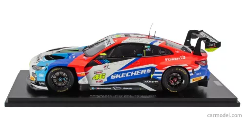 BMW  4-SERIES M4 GT3 TEAM WRT N 46 24h SPA 2024 VALENTINO ROSSI - MAXIME MARTIN - RAFFAELE MARCIELLO  WHITE BLUE RED