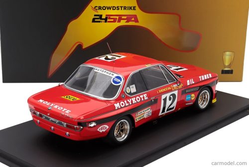 BMW  3.0 CSL TEAM LUIGI RACING N 12 WINNER 24h SPA 1974 ALAIN PELTIER - PIERRE DIEUDONNE - JEAN XHENCEVAL  RED