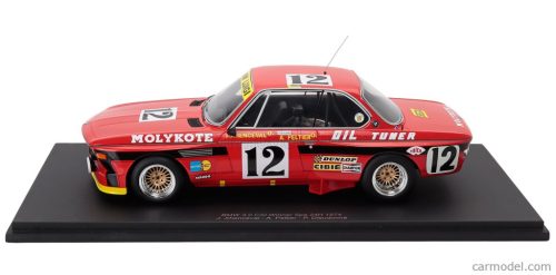 BMW  3.0 CSL TEAM LUIGI RACING N 12 WINNER 24h SPA 1974 ALAIN PELTIER - PIERRE DIEUDONNE - JEAN XHENCEVAL  RED
