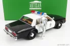 CHEVROLET  CAPRICE METROPOLITAN POLICE 1987 - TERMINATOR 2 MOVIE 1991 - THE JUDGMENT DAY - IL GIORNO DEL GIUDIZIO - WITH T-1000 LIQUID METAL ANDROID FIGURE