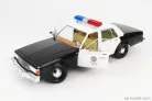 CHEVROLET  CAPRICE METROPOLITAN POLICE 1987 - TERMINATOR 2 MOVIE 1991 - THE JUDGMENT DAY - IL GIORNO DEL GIUDIZIO - WITH T-1000 LIQUID METAL ANDROID FIGURE