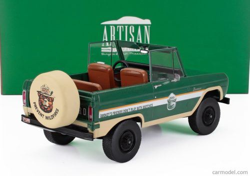 Ford  BRONCO SMOKEY BEAR FOREST RANGER 1967  GREEN CREAM