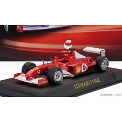   FERRARI  F1  F2002 N 1 WORLD CHAMPION SEASON 2002 MICHAEL SCHUMACHER - CON LIBRO FOTOGRAFICO - WITH BOOK - FULL COLOURS 108 PAGES  RED WHITE