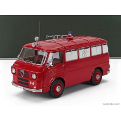   ALFA ROMEO  F-12 VIGILI DEL FUOCO AMBULANZA - FIRE ENGINE AMBULANCE - 1968  RED