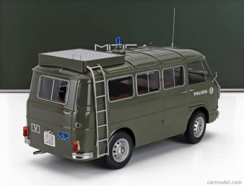 ALFA ROMEO  F-12 MINIBUS 1-SERIES - POLIZIA - POLICE - 1970  GREEN