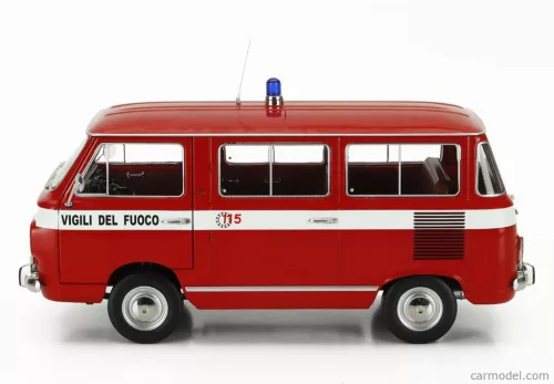 FIAT  FIAT 850 FAMILIARE VIGILI DEL FUOCO 1970 – INTERNO BROWN  RED
