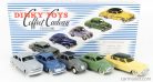 BUICK  COFFRET CADEAU TOURISME SET 5X ROADMASTER 1955 - PEUGEOT 203 1940 - FORD VEDETTE 1954 - CITROEN 2CV 1955 - SIMCA 9 ARONDE 1953  VARIOUS