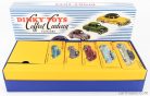 BUICK  COFFRET CADEAU TOURISME SET 5X ROADMASTER 1955 - PEUGEOT 203 1940 - FORD VEDETTE 1954 - CITROEN 2CV 1955 - SIMCA 9 ARONDE 1953  VARIOUS