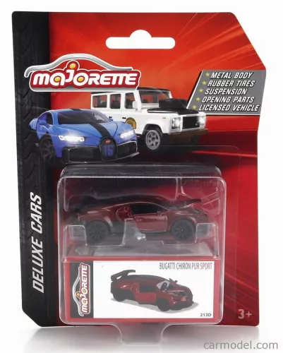 BUGATTI  CHIRON PUR SPORT 2018  RED BLACK