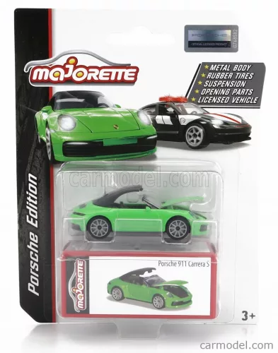 PORSCHE  911 992 CARRERA S CABRIOLET 2020  GREEN