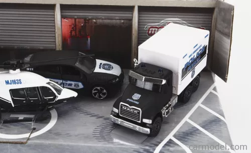 CHEVROLET  SET ASSORTMENT 5 CARS POLICE FORCE PIECES  WHITE BLACK