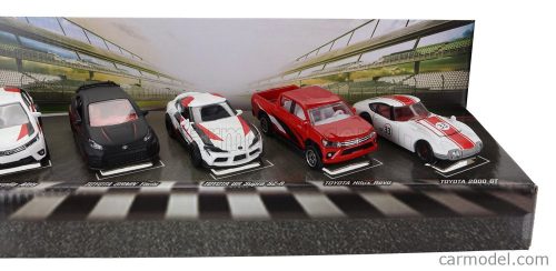 TOYOTA  SET TOYOTA RACING 5X COROLLA ALTIS - YARIS GRMN - SUPRA GR SZ-R - HILUX REVO - 2000 GT  VARIOUS