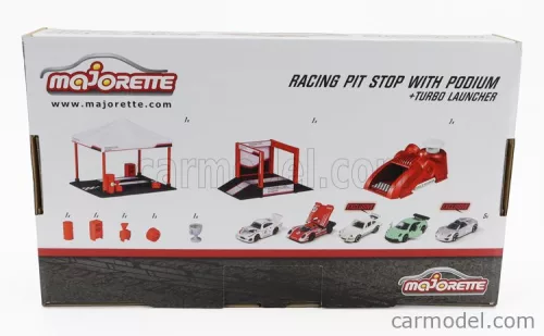 PORSCHE  SET AREA SERVICE CANOPY + PODIO PODIUM + LANCIATORE + 5X PORSCHE  VARIOUS