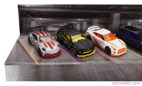 PORSCHE  SET 5X 911 992 GT3 CUP - CHEVROLET CAMARO - NISSAN GT-R - RENAULT CLIO 16V - BUGATTI CHIRON PUR SPORT  VARIOUS